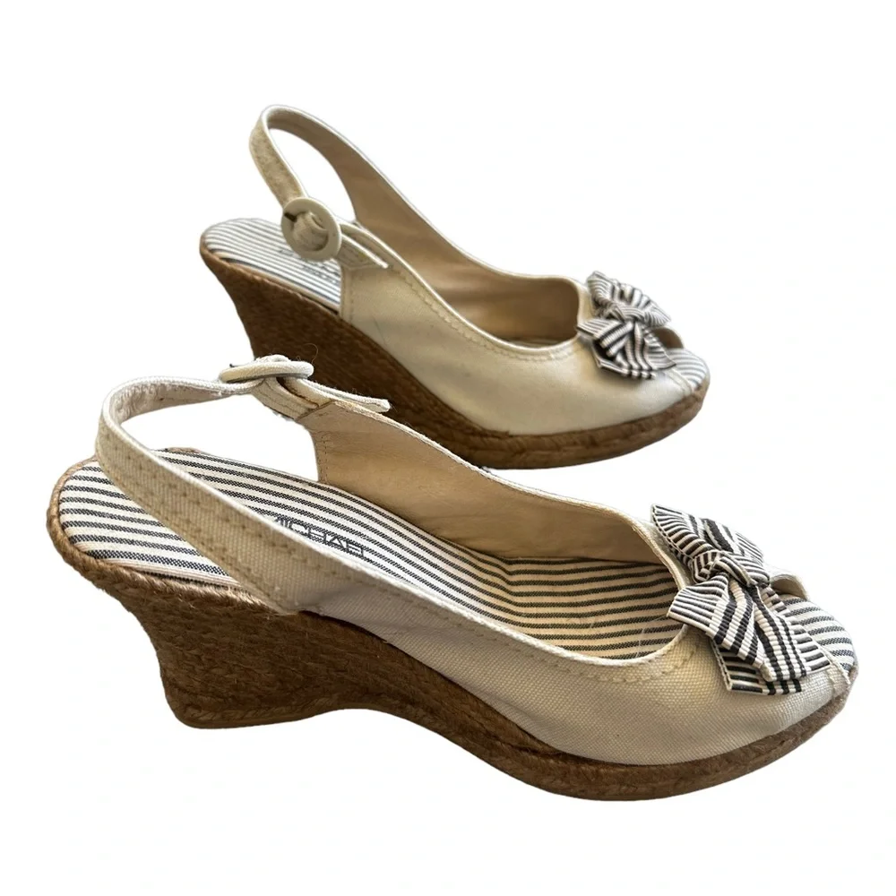 Eric Michael Cream and Gray Espadrilles